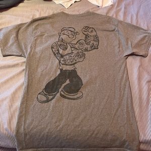 sick popeye shirt grey